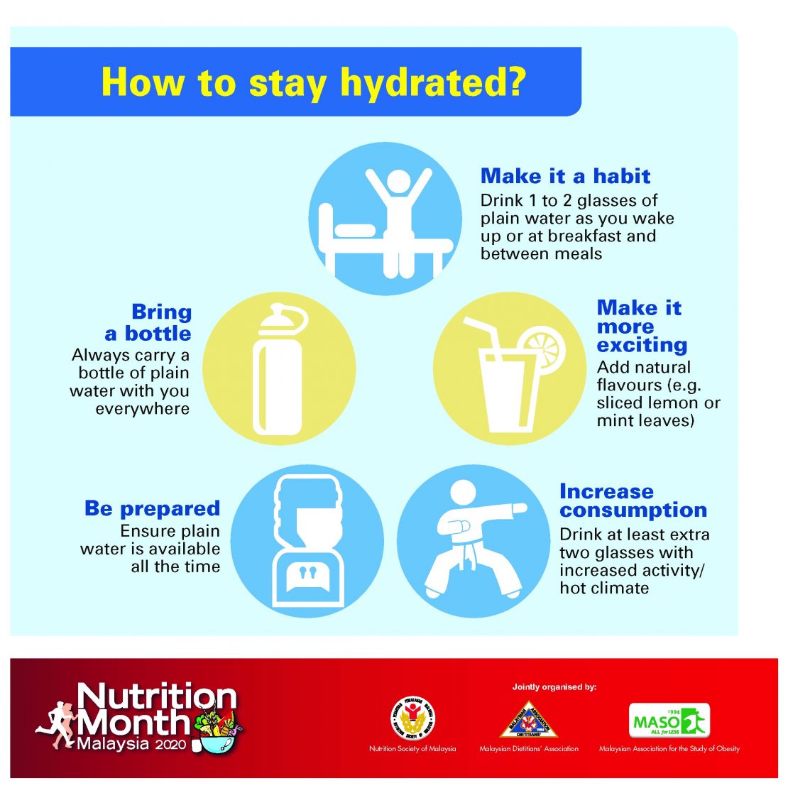 8 Tips to Eat Right & Get Moving - Nutrition Month Malaysia